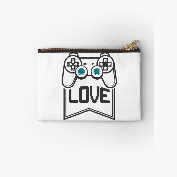 Item preview, Love Control Funny Gaming Quote - Cute Gamer Controller Couple Art designed and sold by FuzionRaptor.