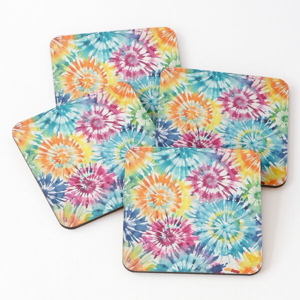 Item preview, Watercolor Tie Dye Floral Burst designed and sold by TinCatOutPost.