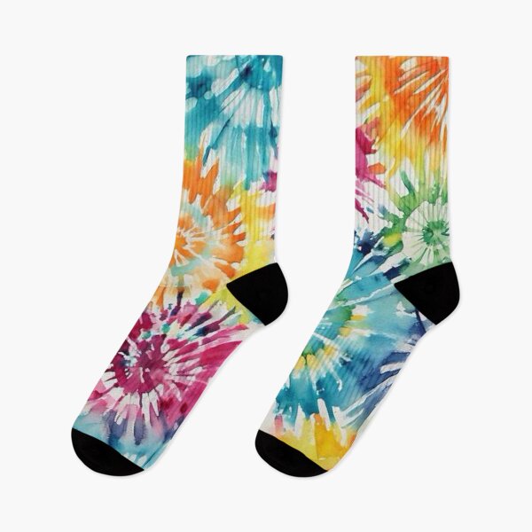 Item preview, Watercolor Tie Dye Floral Burst designed and sold by TinCatOutPost.