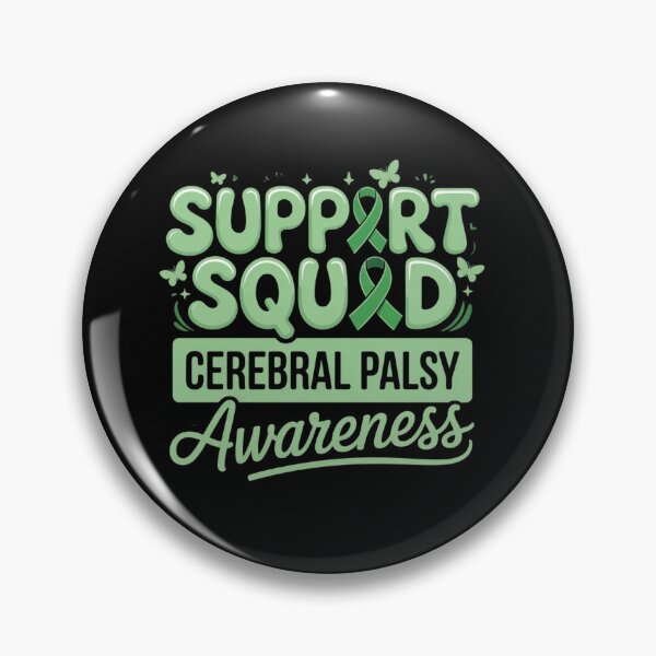 Item preview, Cerebral Palsy CP Awareness Smile Face Support Crew Squad designed and sold by ZACK ART.