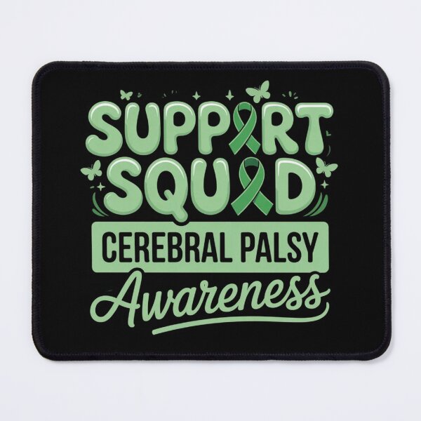 Item preview, Cerebral Palsy CP Awareness Smile Face Support Crew Squad designed and sold by ZACK ART.