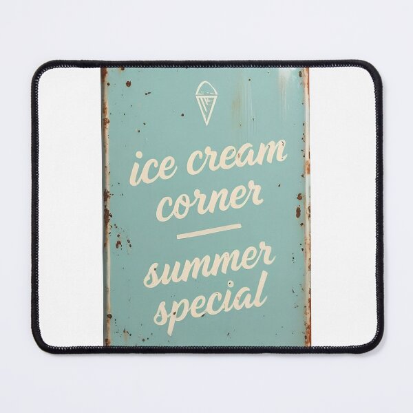 Item preview, Vintage ice cream corner sign with summer special offer designed and sold by Creative88Art.