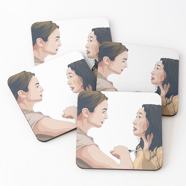 Item preview, Killing Eve Villanelle and Eve designed and sold by DemonsandDonuts.