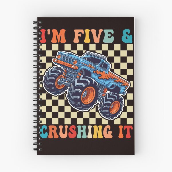 Item preview, 5th Birthday Monster Truck 5 Year Old Boys 5th Party Boys designed and sold by Night Forest.