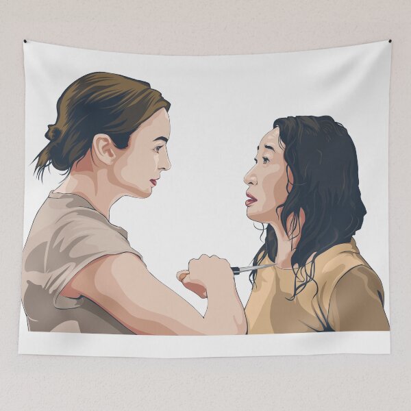 Item preview, Matar a Eva Villanelle y Eva designed and sold by DemonsandDonuts.