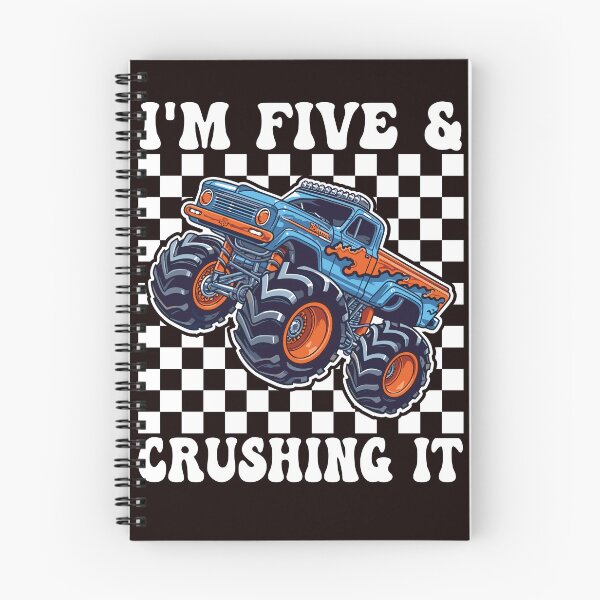 Item preview, 5th Birthday Monster Truck 5 Year Old Boys 5th Party Boys designed and sold by Night Forest.