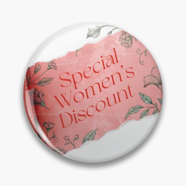 Item preview, Special Women's Discount Banner with Floral Design designed and sold by Creative88Art.