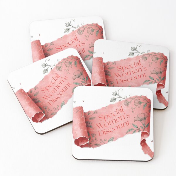 Item preview, Special Women's Discount Banner with Floral Design designed and sold by Creative88Art.
