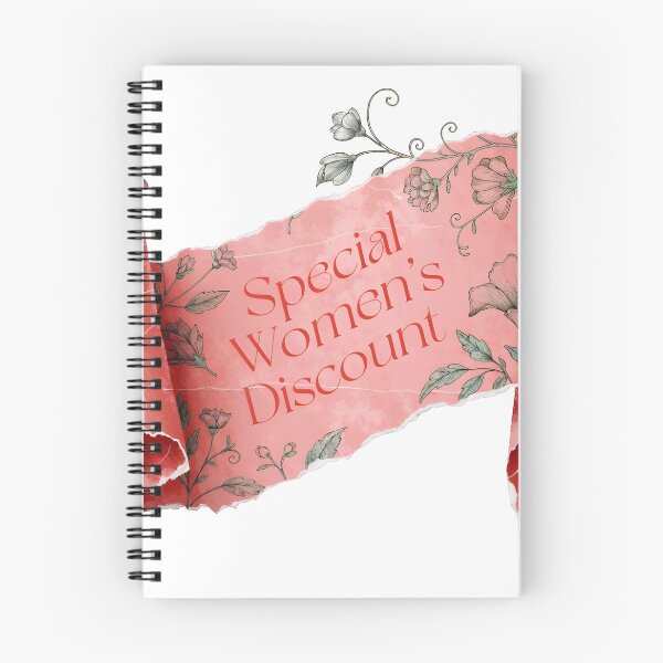 Item preview, Special Women's Discount Banner with Floral Design designed and sold by Creative88Art.