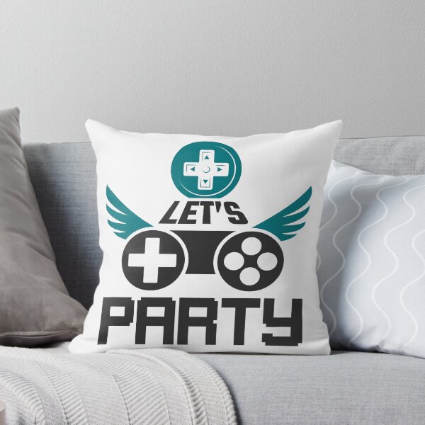 Item preview, Lets Party Funny Gaming Quote - Humorous Video Game RPG Squad Art designed and sold by FuzionRaptor.