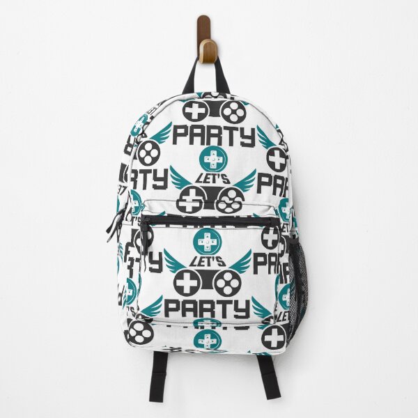 Item preview, Lets Party Funny Gaming Quote - Humorous Video Game RPG Squad Art designed and sold by FuzionRaptor.