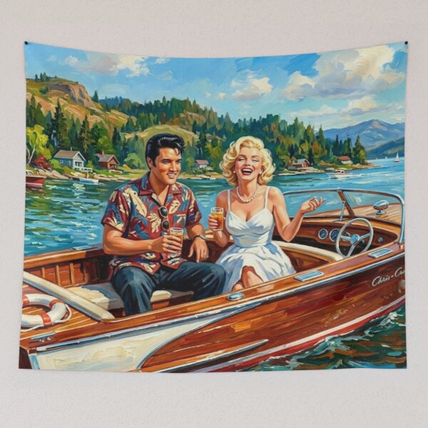 Item preview, Lakefront Legends: Elvis and Marilyn’s Classic Cruise designed and sold by Art's Diner.