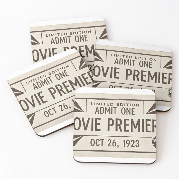 Item preview, Vintage movie premiere ticket from October 26, 1923 designed and sold by Creative88Art.