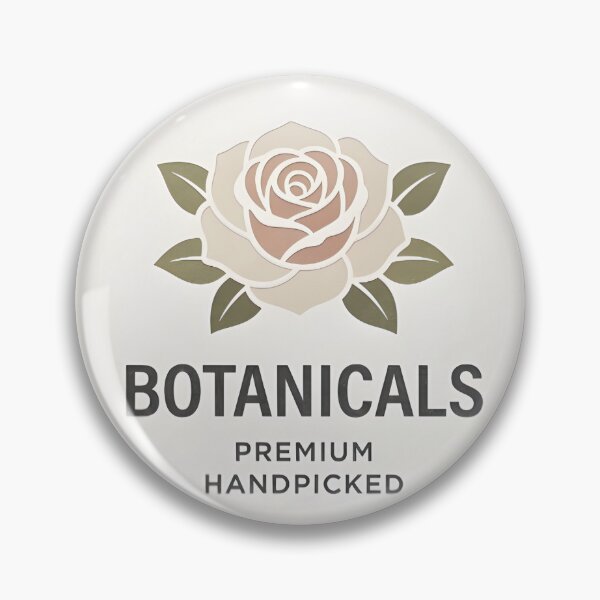 Item preview, Elegant botanical logo with rose and premium handpicked text designed and sold by Creative88Art.