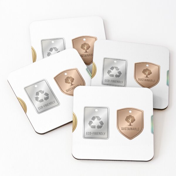 Item preview, Eco friendly labels for sustainable products and natural materials designed and sold by Creative88Art.