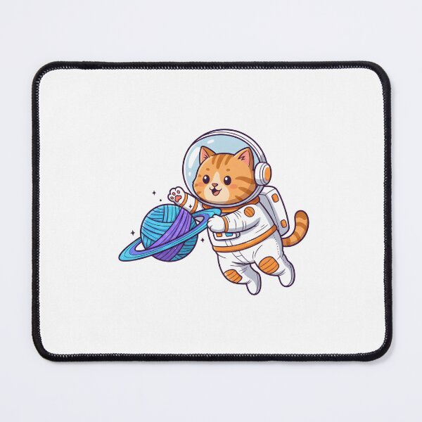Item preview, Astro Cat Playing with Saturn Yarn designed and sold by Kvarny.