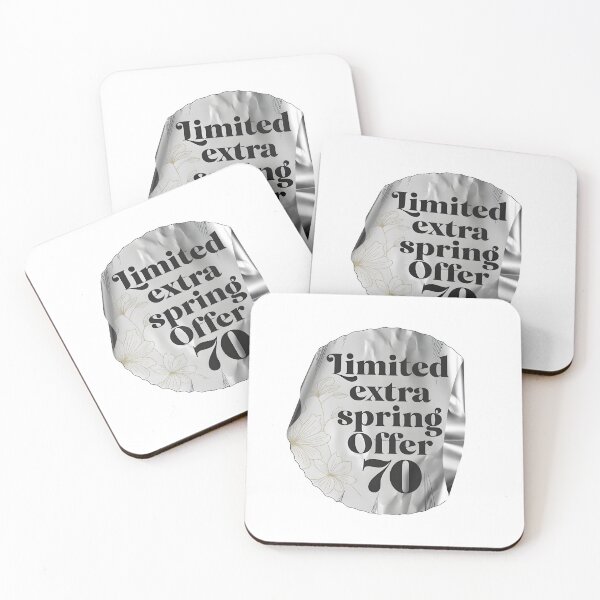 Item preview, Limited extra spring offer 70 percent discount on silver foil stamp designed and sold by Creative88Art.