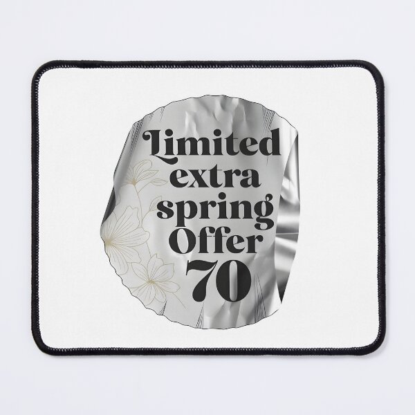 Item preview, Limited extra spring offer 70 percent discount on silver foil stamp designed and sold by Creative88Art.