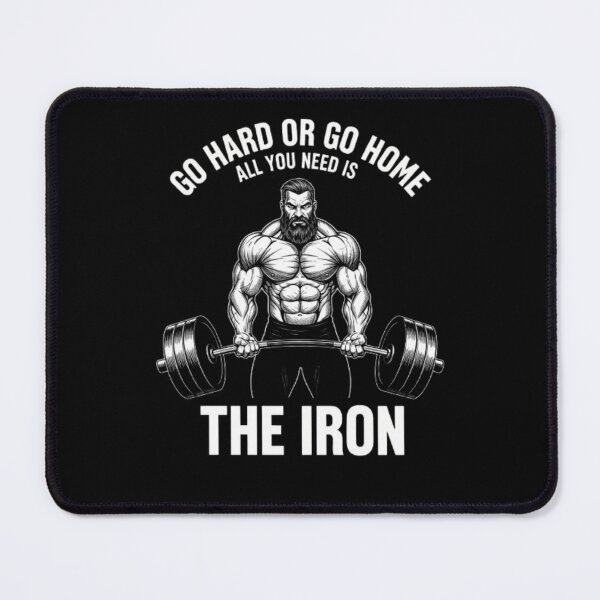 Item preview, Go Hard Or Go Home – The Iron Hardcore Gym Design designed and sold by wanado.