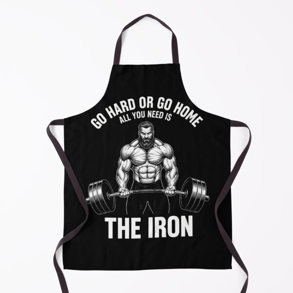 Item preview, Go Hard Or Go Home – The Iron Hardcore Gym Design designed and sold by wanado.