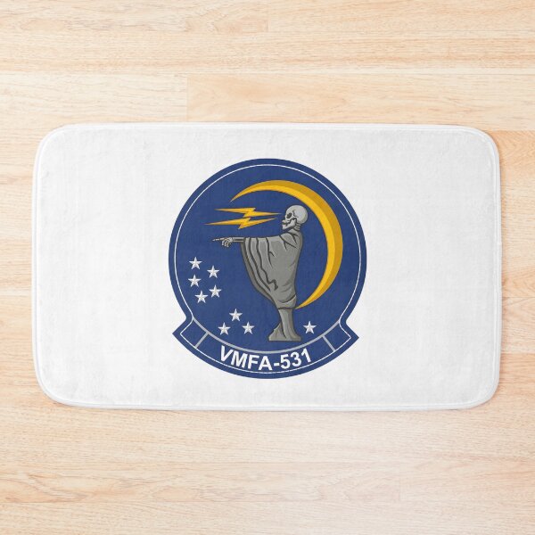 Item preview, VMFA-531 Grey Ghosts Military Squadron Insignia designed and sold by CharlieDesings.