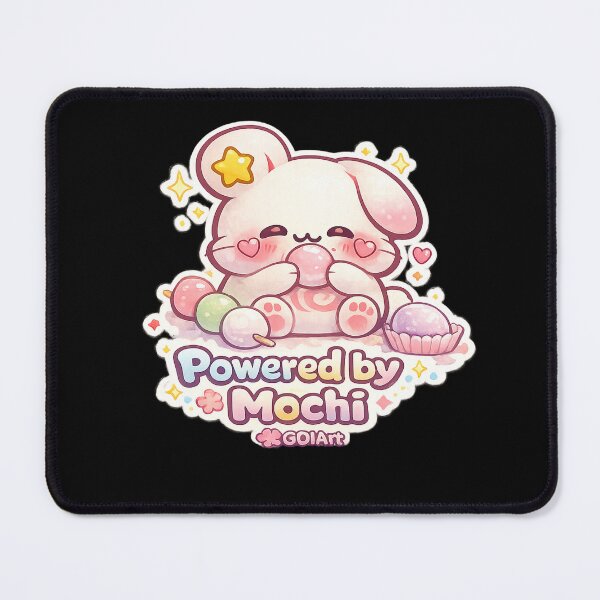 Item preview, Mello the Mochi Bunny - Snack Time Mello designed and sold by GDIArt.