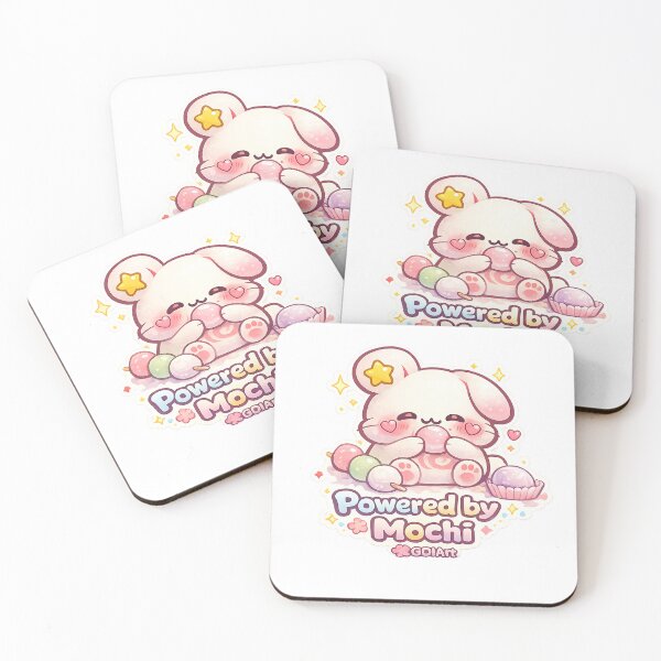 Item preview, Mello the Mochi Bunny -  Snack Time Mello designed and sold by GDIArt.