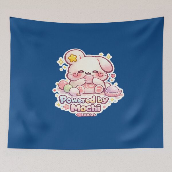 Item preview, Mello the Mochi Bunny -  Snack Time Mello designed and sold by GDIArt.