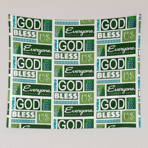 Item preview, God Bless Us Everyone designed and sold by Normbot2000.