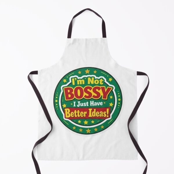 Item preview, I’m Not Bossy I Just Have Better Ideas Sticker - Funny Office Humor & Sarcastic Coworker Gift - Retro Badge Decal for Laptops, Water Bottles, and Notebooks designed and sold by SarcasmReigns.