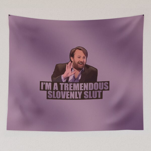 Item preview, David Mitchell WILTY ‘I’m a tremendous slovenly slut’  designed and sold by PrettyPettyCultureClub.