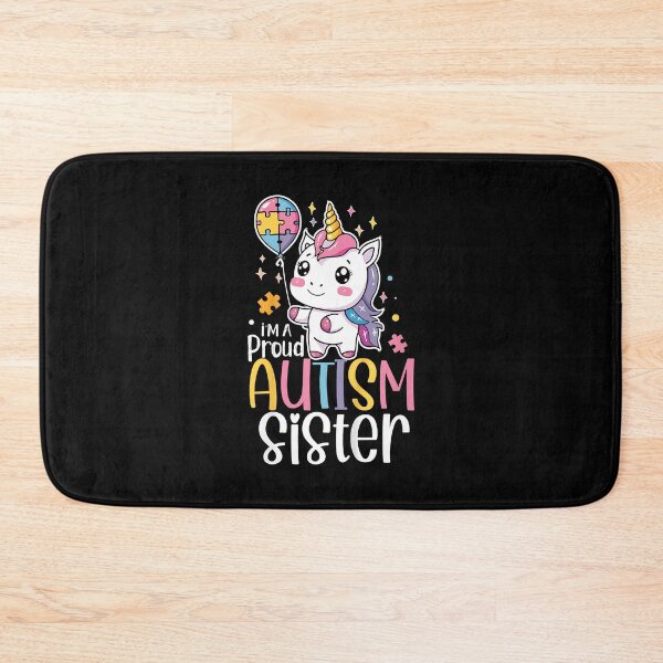 Item preview, Kids Proud Autism Sister Awareness Cute Unicorn Puzzle Girls designed and sold by Cheesymatiion.