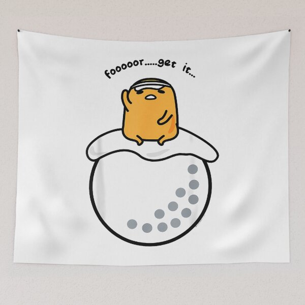 Item preview, Gudetama Golf Golfer Fore Forget It designed and sold by awsomepub.