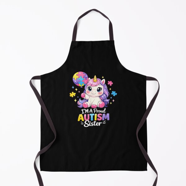 Item preview, Proud Sister Autism Awareness Cute Unicorn Puzzle Girls designed and sold by Cheesymatiion.