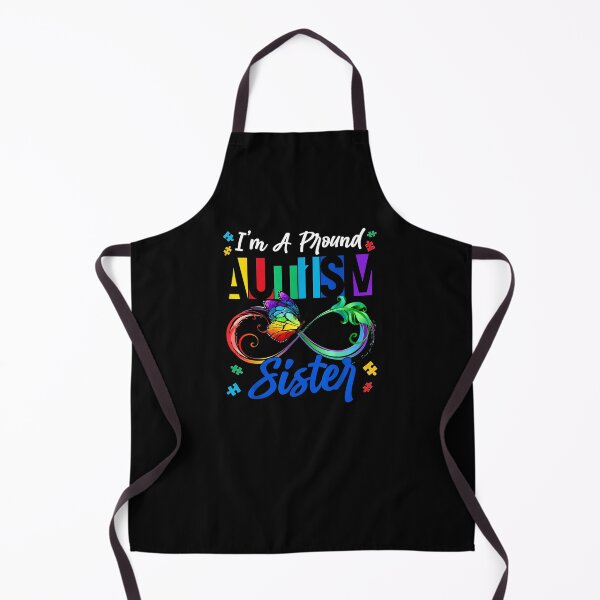 Item preview, I'm A Proud Autism Sister Butterflies Autism Awareness Women designed and sold by Cheesymatiion.