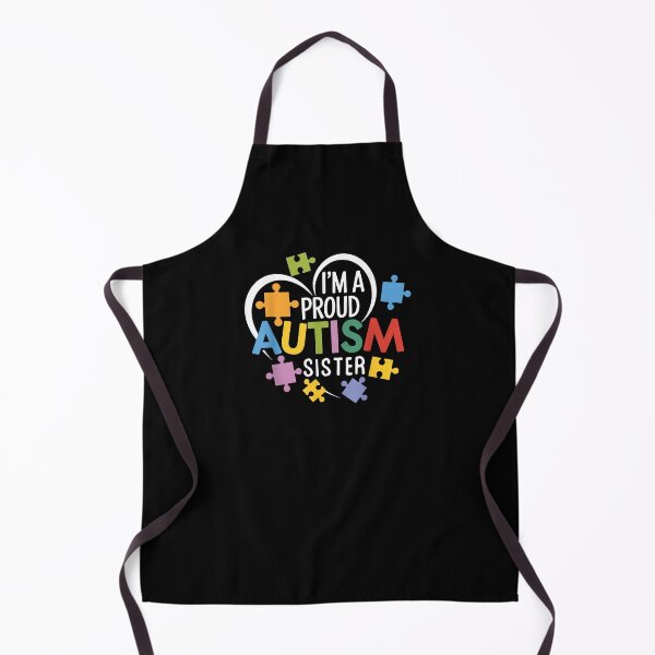 Item preview, I'm A Proud Autism Sister Awareness Love Heart Puzzle Girls designed and sold by Cheesymatiion.