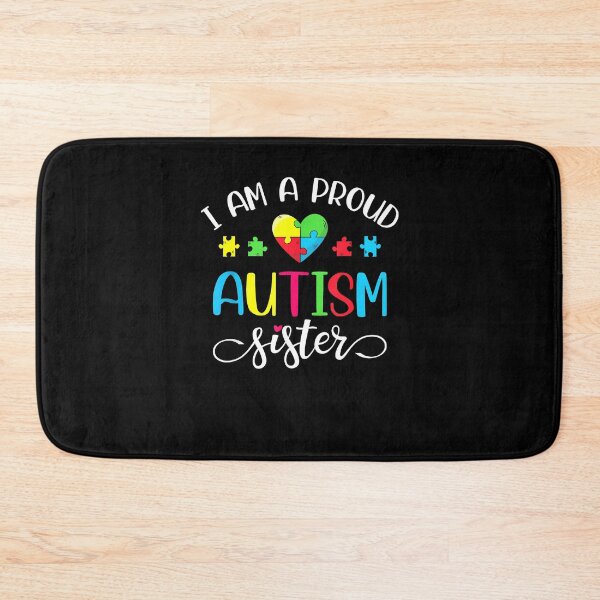 Item preview, I'm A Proud Autism Sister Shirt - Women Girls Heart designed and sold by Cheesymatiion.