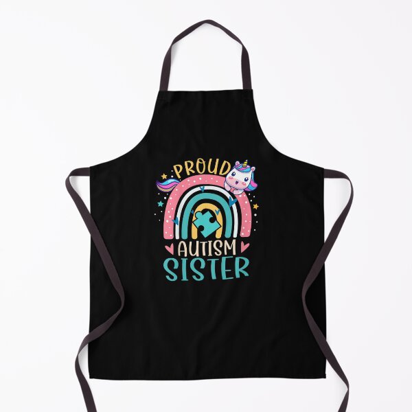 Item preview, Kids Proud Autism Sister Awareness Cute Unicorn Rainbow Girls designed and sold by Cheesymatiion.