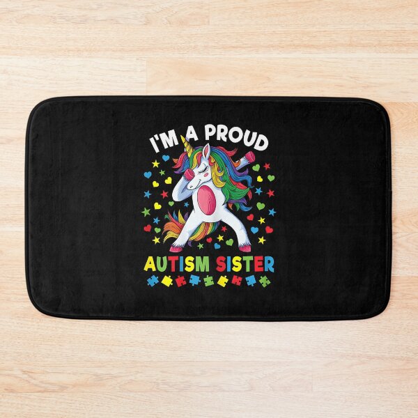 Item preview, Autism Awareness Dabbing Unicorn Girl Proud Autism Sister designed and sold by Cheesymatiion.