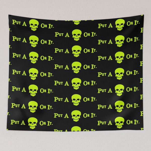 Item preview, Put A Green Skull On It designed and sold by Normbot2000.