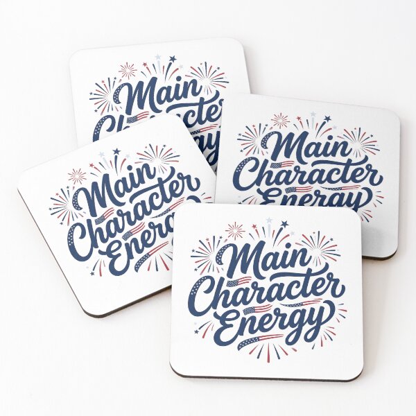 Item preview, Main Character Energy – 4th of July Patriotic Graphic designed and sold by relso.