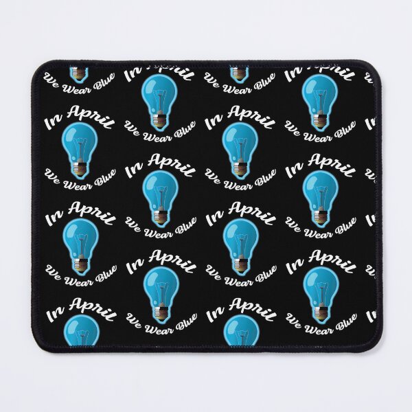Item preview, In April We Wear Blue Autism Awareness Month April designed and sold by Cheesymatiion.