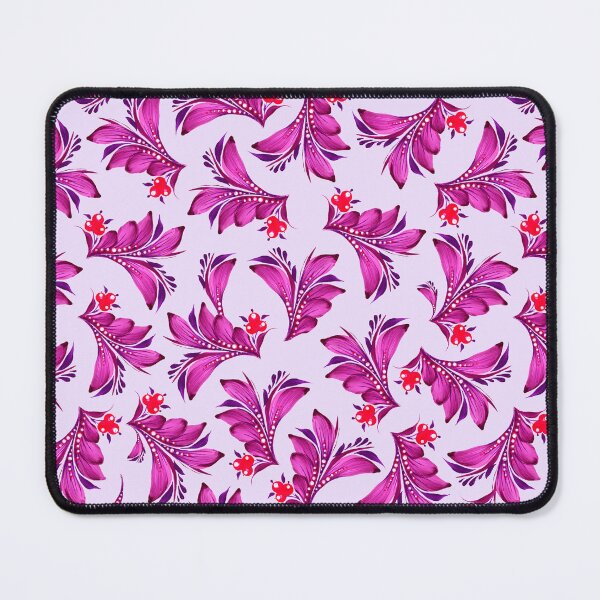 Item preview, Pink-purple flowers, Petrykivka style designed and sold by Sunflower-7.