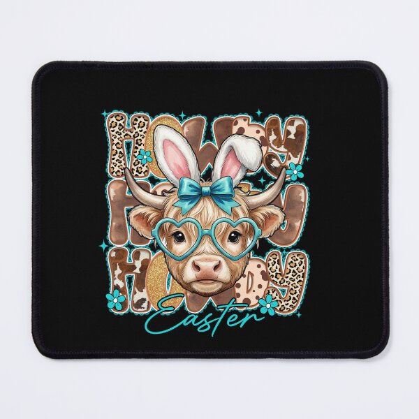 Item preview, Lace Howdy Easter Cow, Happy Easter, Spring Season designed and sold by vintagearttee.