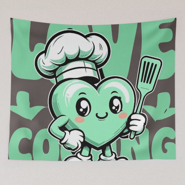 Item preview, Love cooking designed and sold by GUNAPRIYAA.