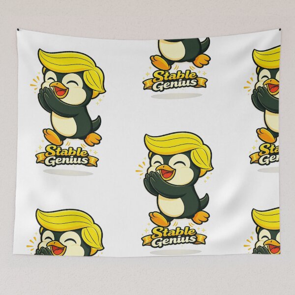 Item preview, Stable Genius Penguin designed and sold by Penguin-Arts.