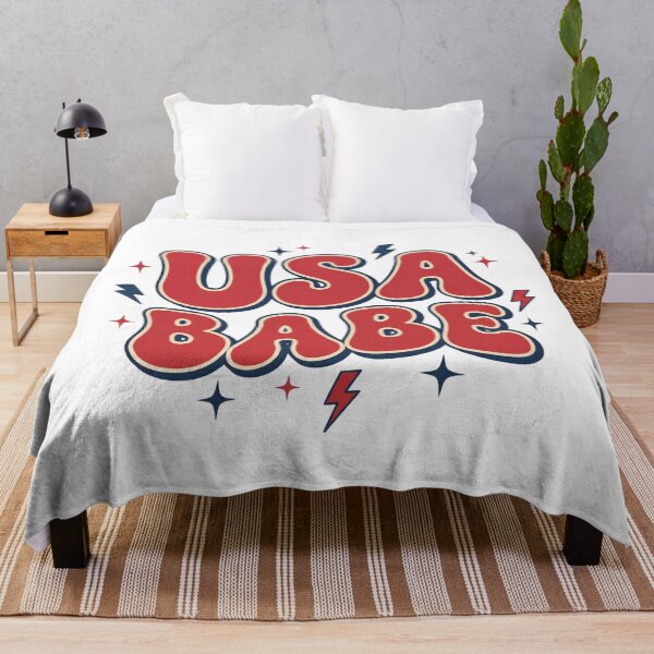 Item preview, USA Babe – Retro Patriotic 4th of July Design designed and sold by relso.