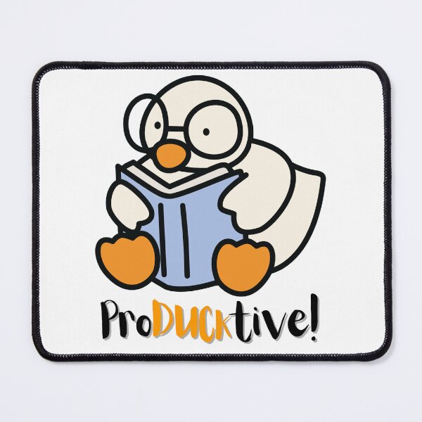 Item preview, ProDUCKtive! designed and sold by Moore & Moore Creations.