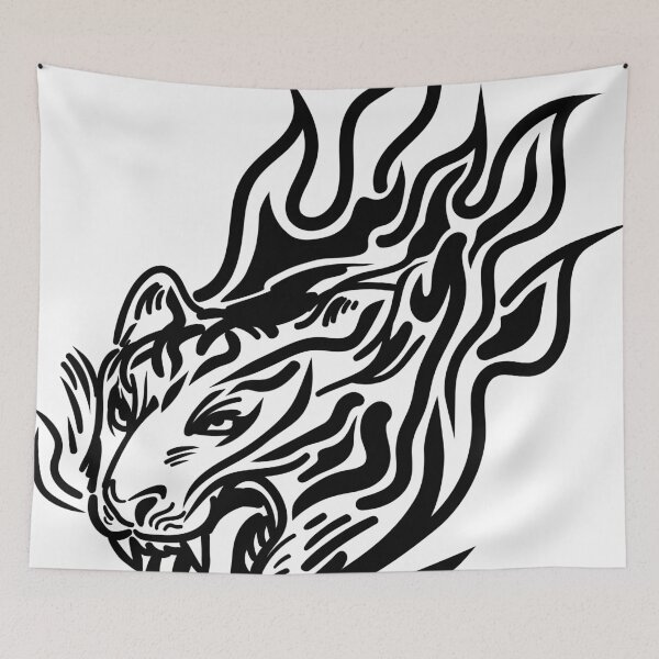 Item preview, Texas Speed Tigers Flaming Tiger designed and sold by mccomasdesign.