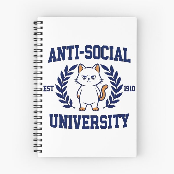 Item preview, Antisocial University Grumpy Cat designed and sold by TinyTyrantCo.